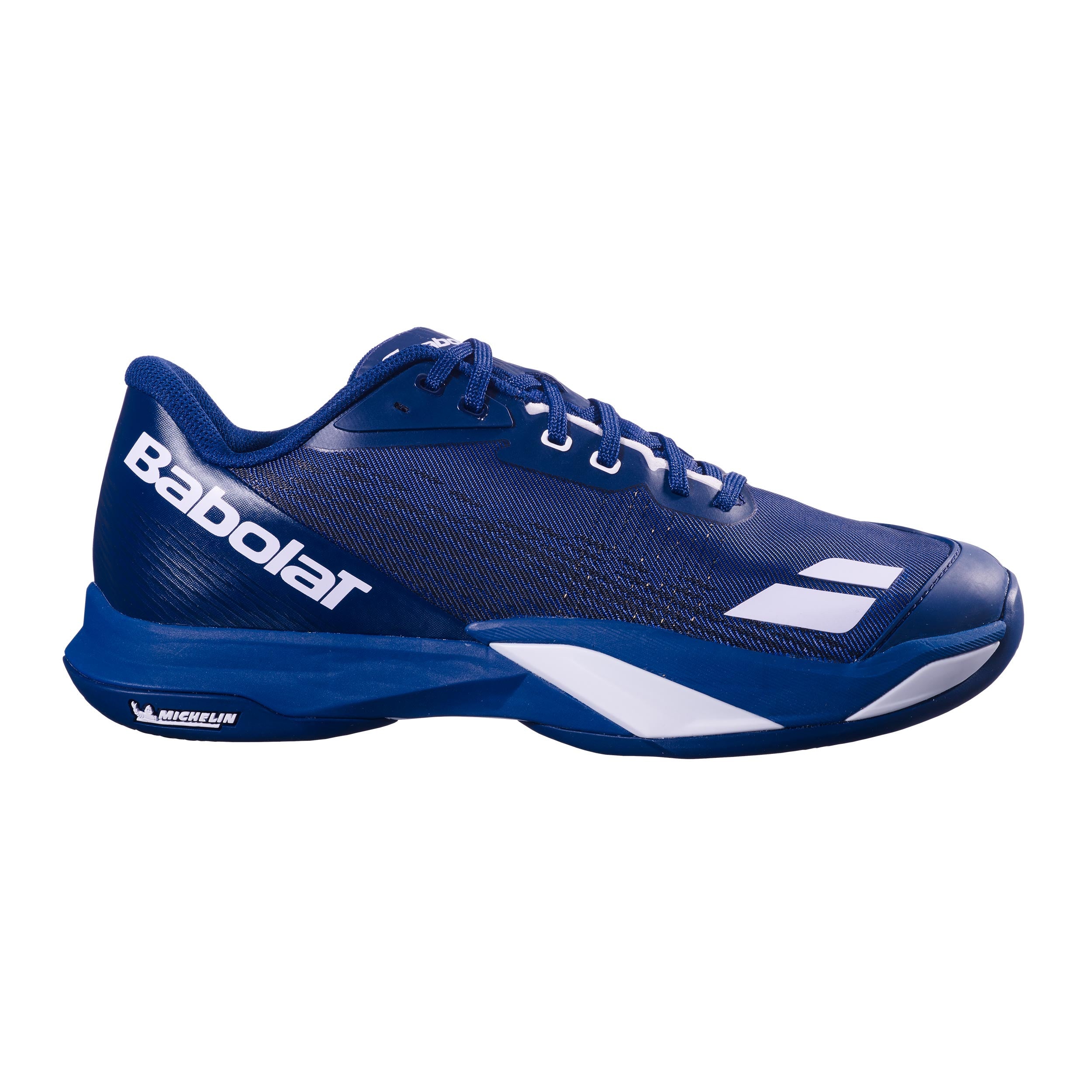 Babolat Jet Mach 4 Chaussure terre battue Hommes - bleu foncé, blanc