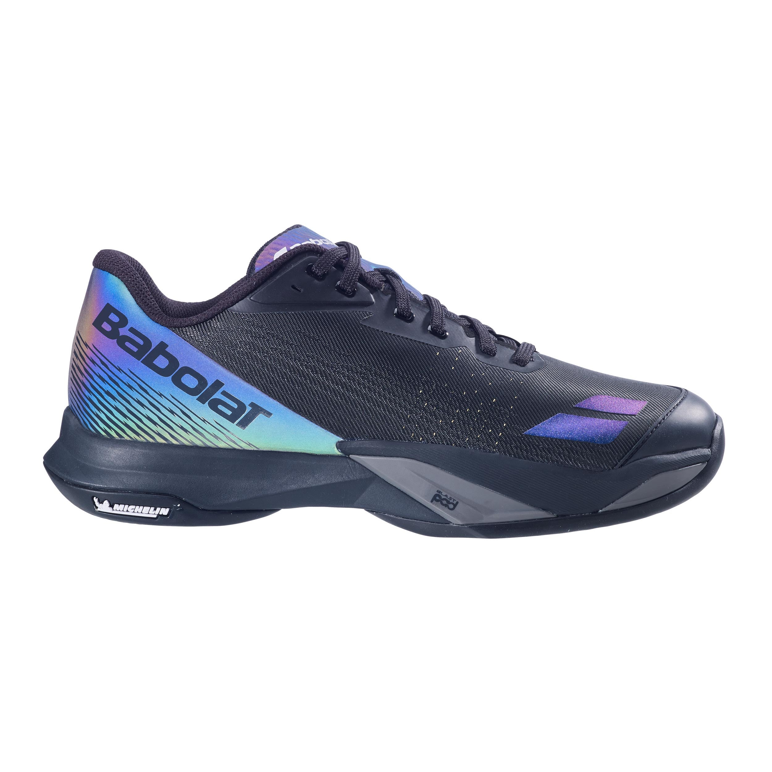 Babolat Jet Mach 4 Spectra Chaussures toutes surfaces Hommes - noir, lilas