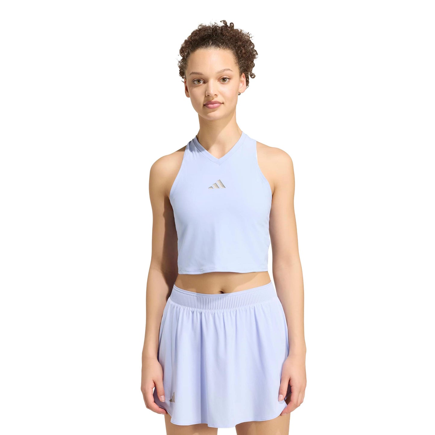 adidas Y- Pro Crop Débardeur tank top Femmes - lilas, argent