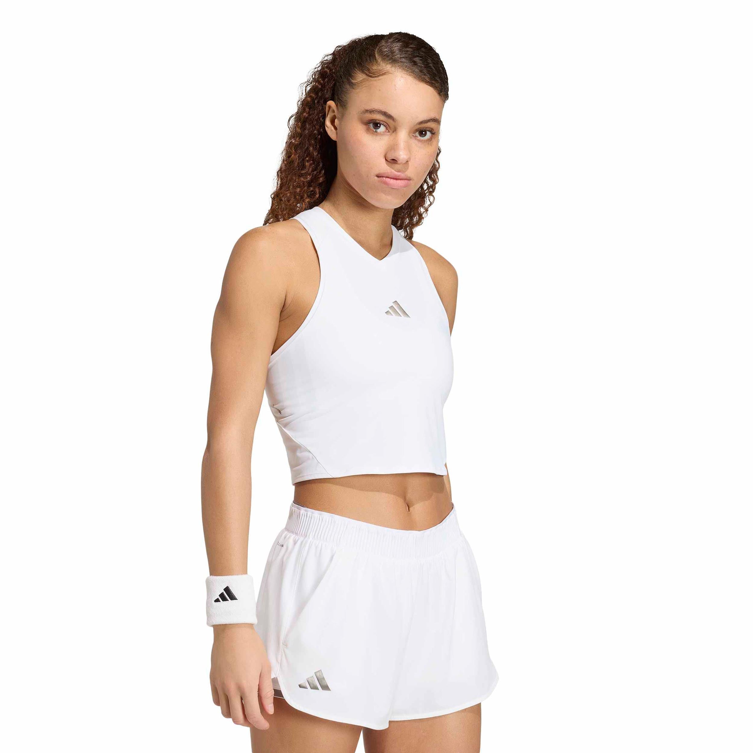 adidas Y- Pro Crop Débardeur tank top Femmes - blanc, noir