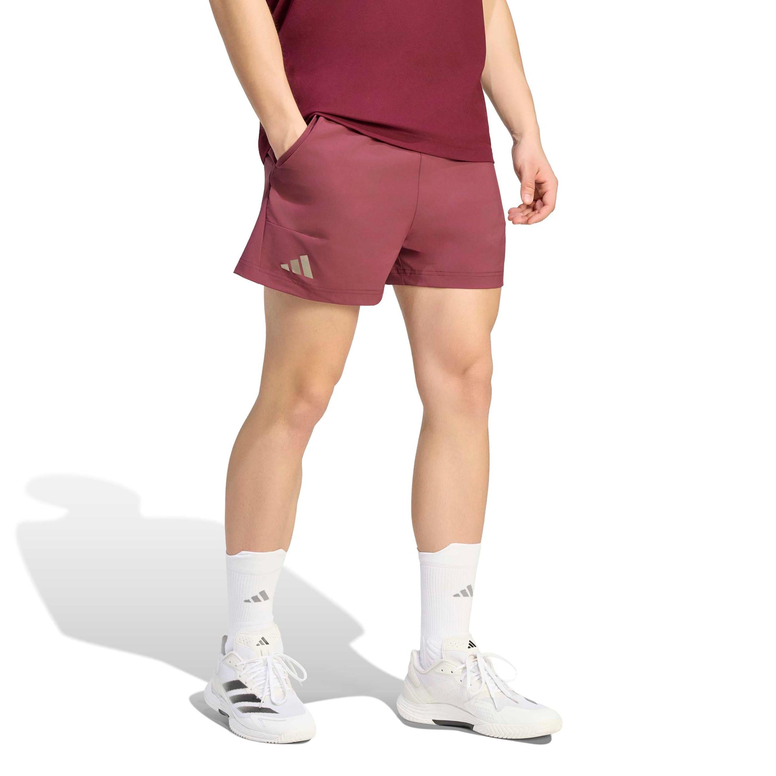 adidas Short & Tight Set Shorts Hommes - rouge vin