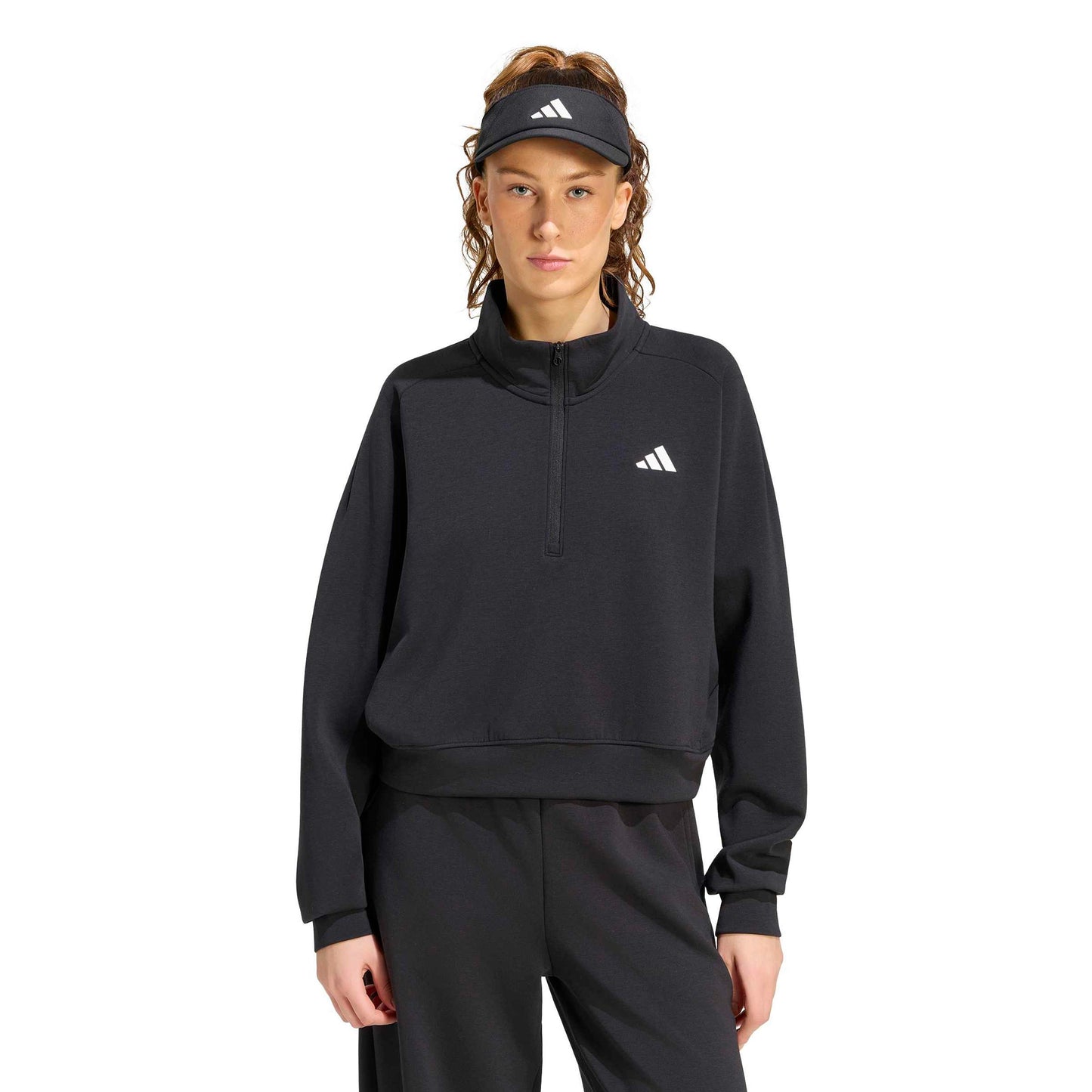 adidas Cover Up Half-Zip Sweat-shirt Femmes - noir