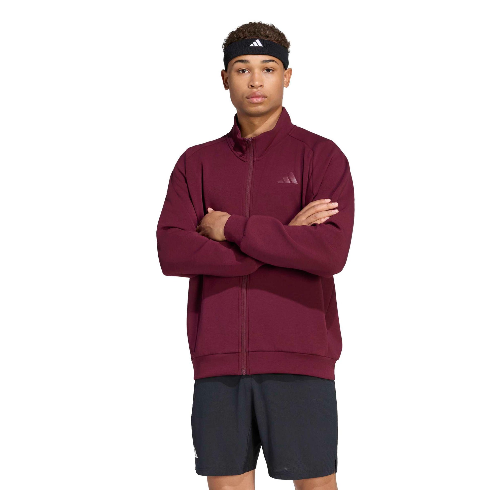 adidas Cover Up Veste de survêtement Hommes - rouge vin