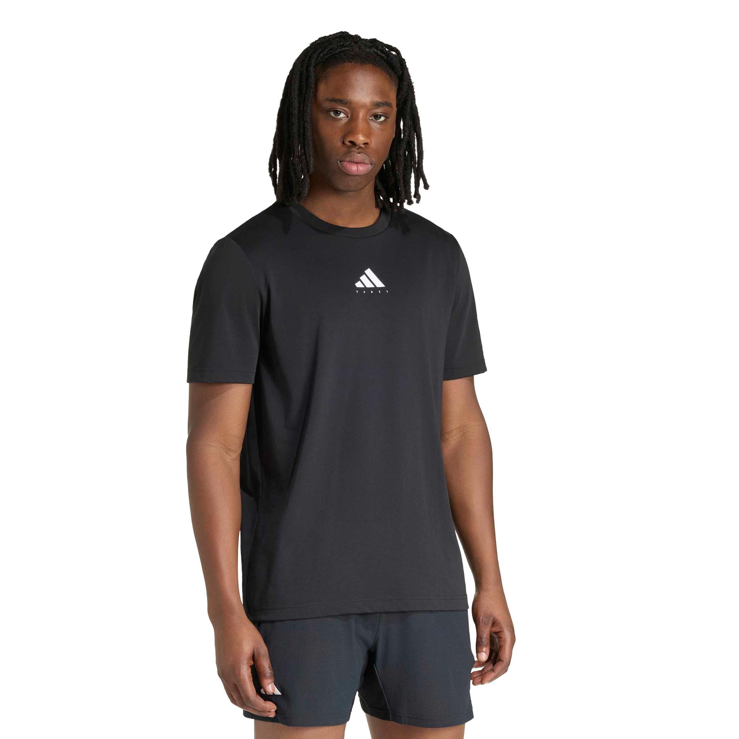 adidas Graphic T-shirt Hommes - noir, blanc