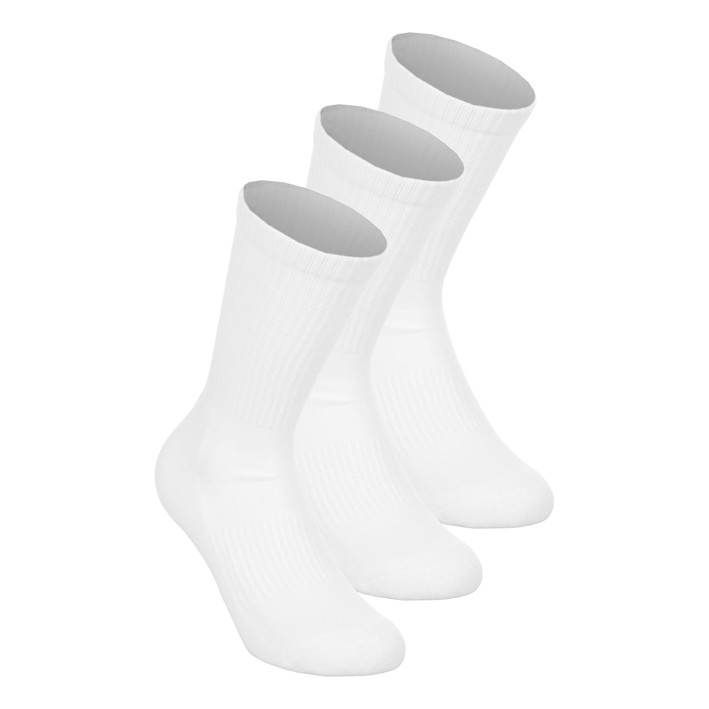 Padel-Point Padel Chaussettes de tennis Pack de 3 Unisex - blanc