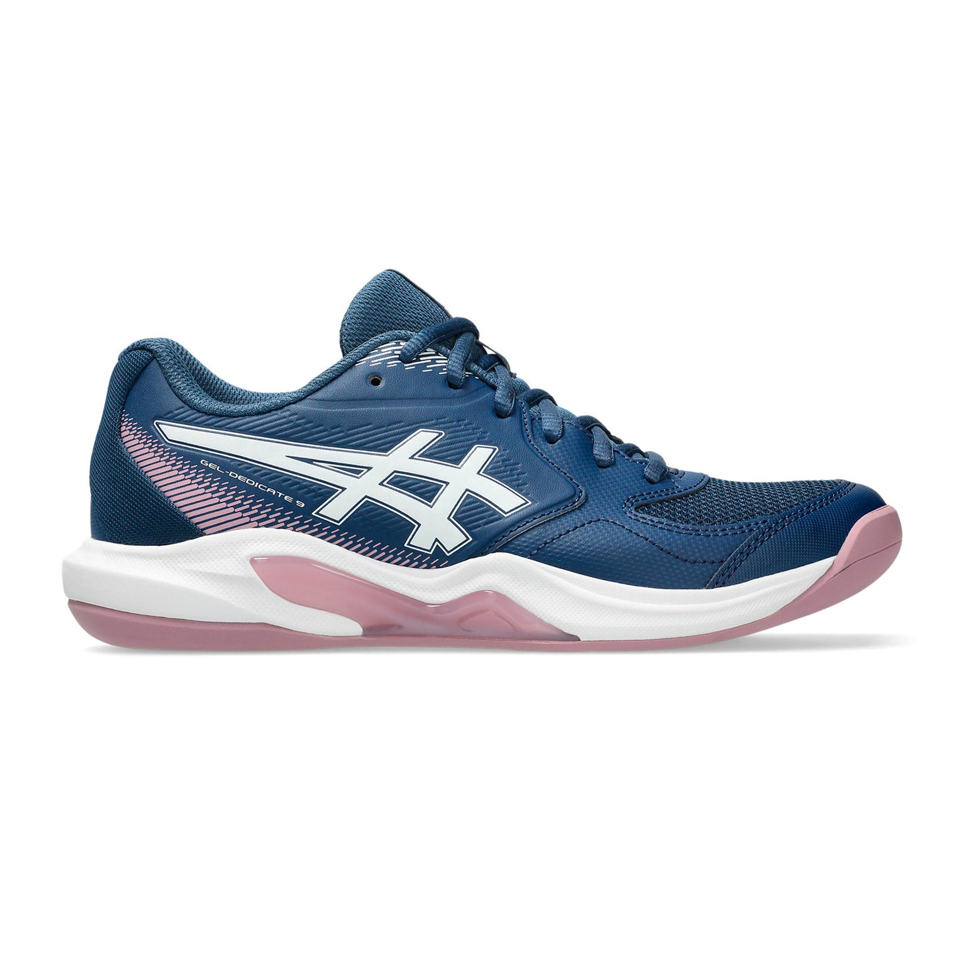 ASICS Gel-Dedicate 9 Chaussure moquette Femmes - bleu foncé, blanc