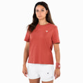 Graphic T-shirt Femmes - rouge orangé