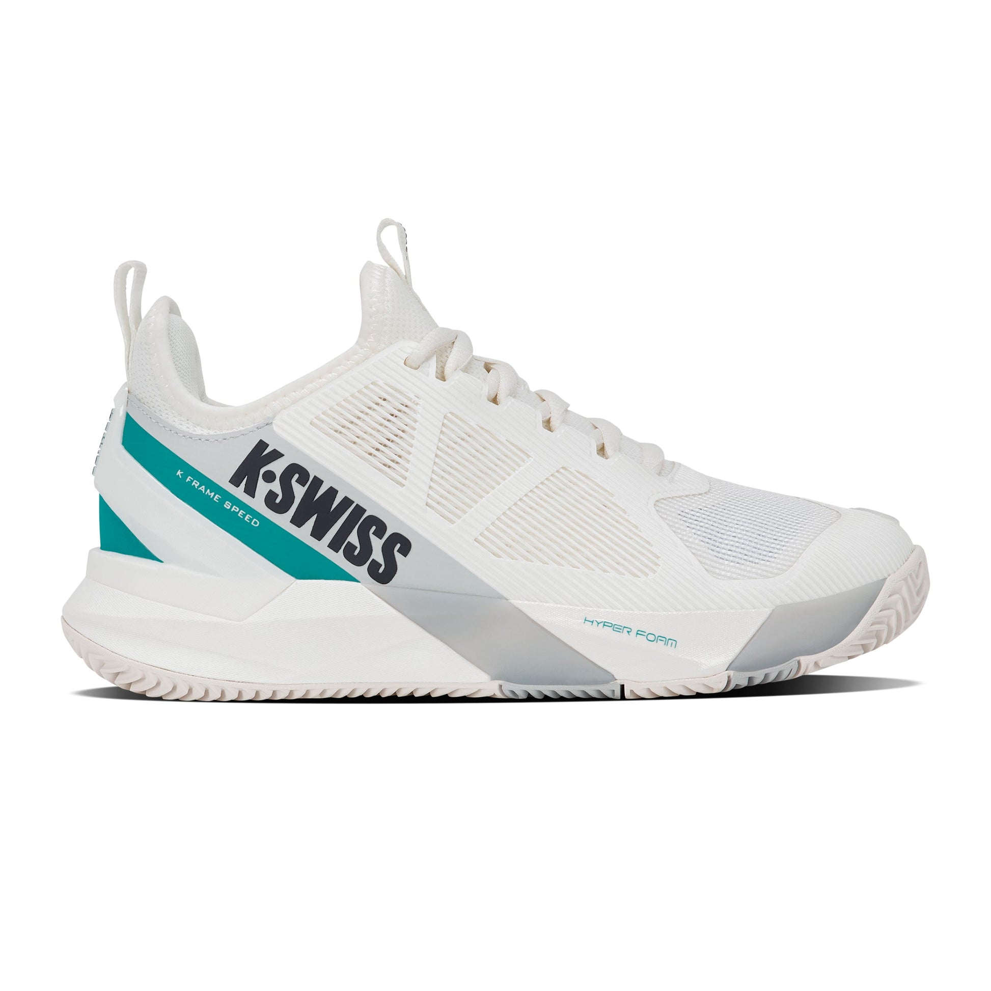 K-Swiss K-Frame Speed Chaussure terre battue Femmes - blanc, turquoise