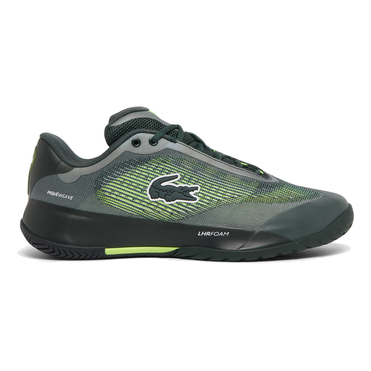 Lacoste Medvedev AG-LT Pro Chaussures toutes surfaces Hommes - vert foncé, jaune