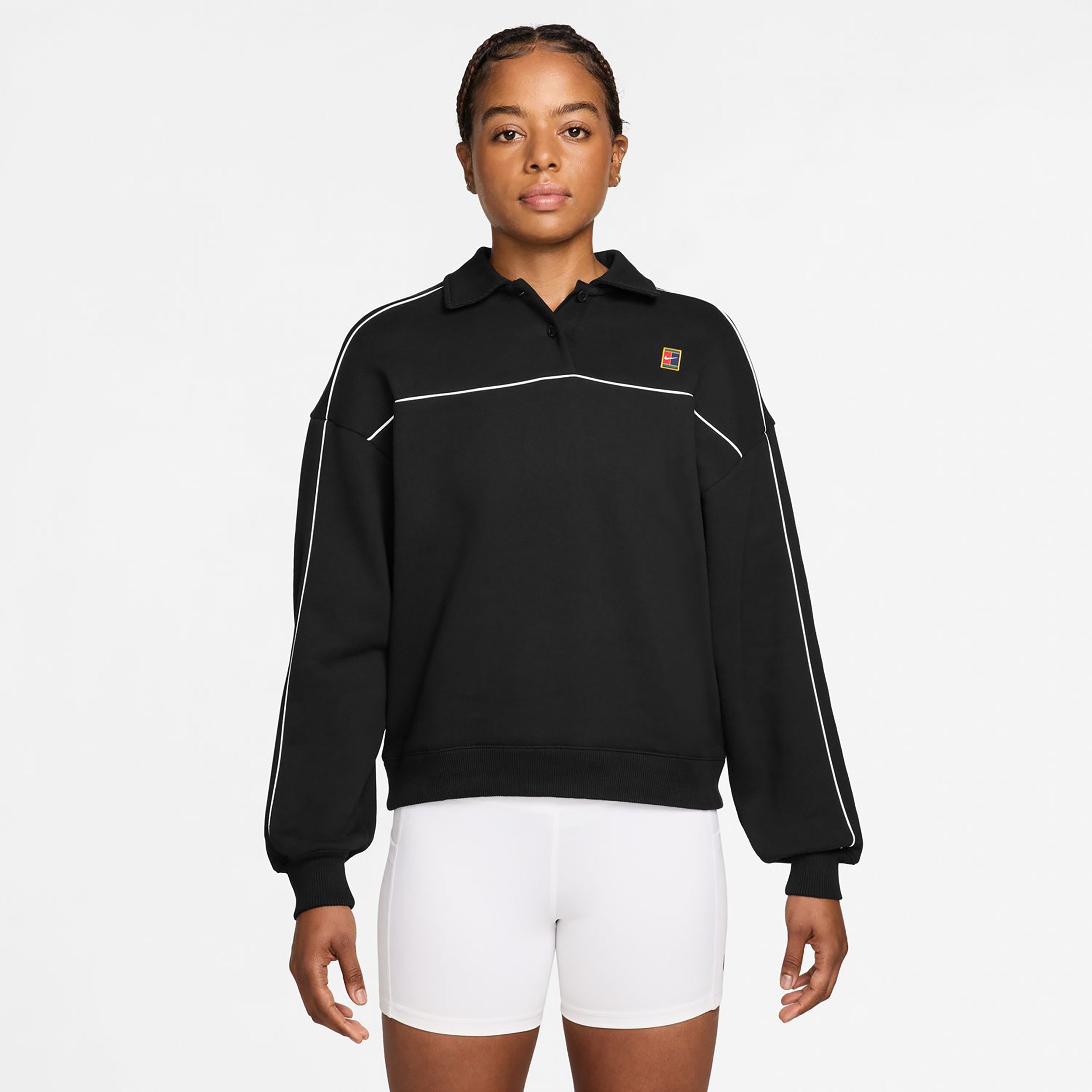 Nike Court Haut manches longues Femmes - noir