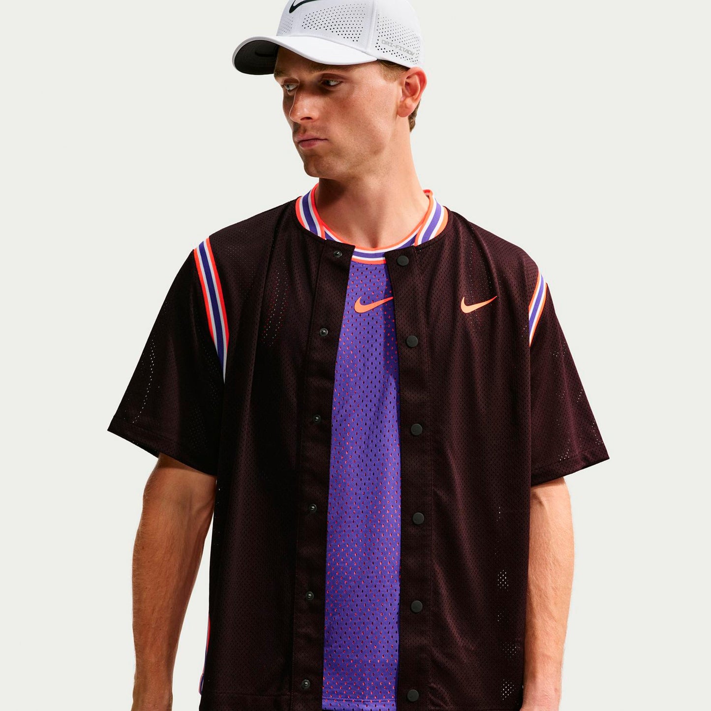 Nike Carlos Alcaraz Court Slam Polo Hommes - rouge foncé, rouge