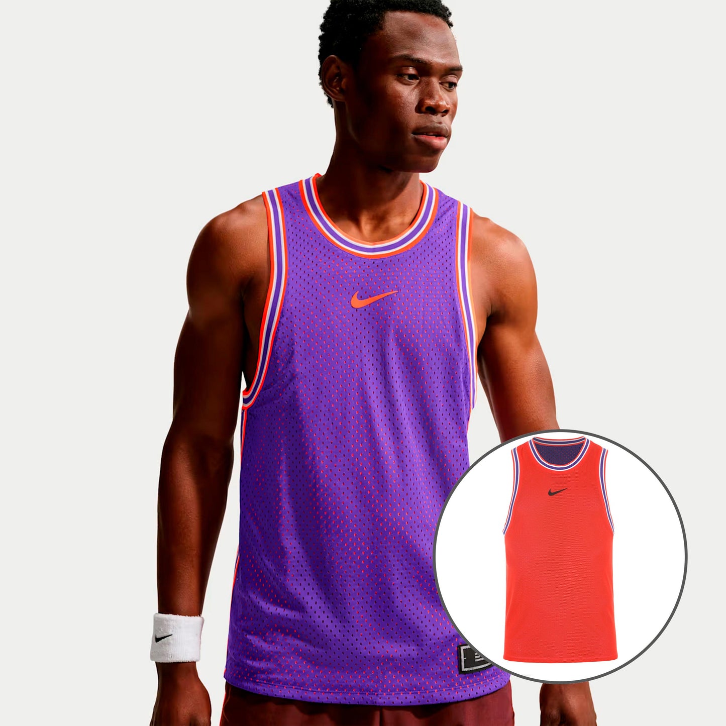Nike Carlos Alcaraz Reversible Court Slam Débardeur tank top Hommes - lilas, orange