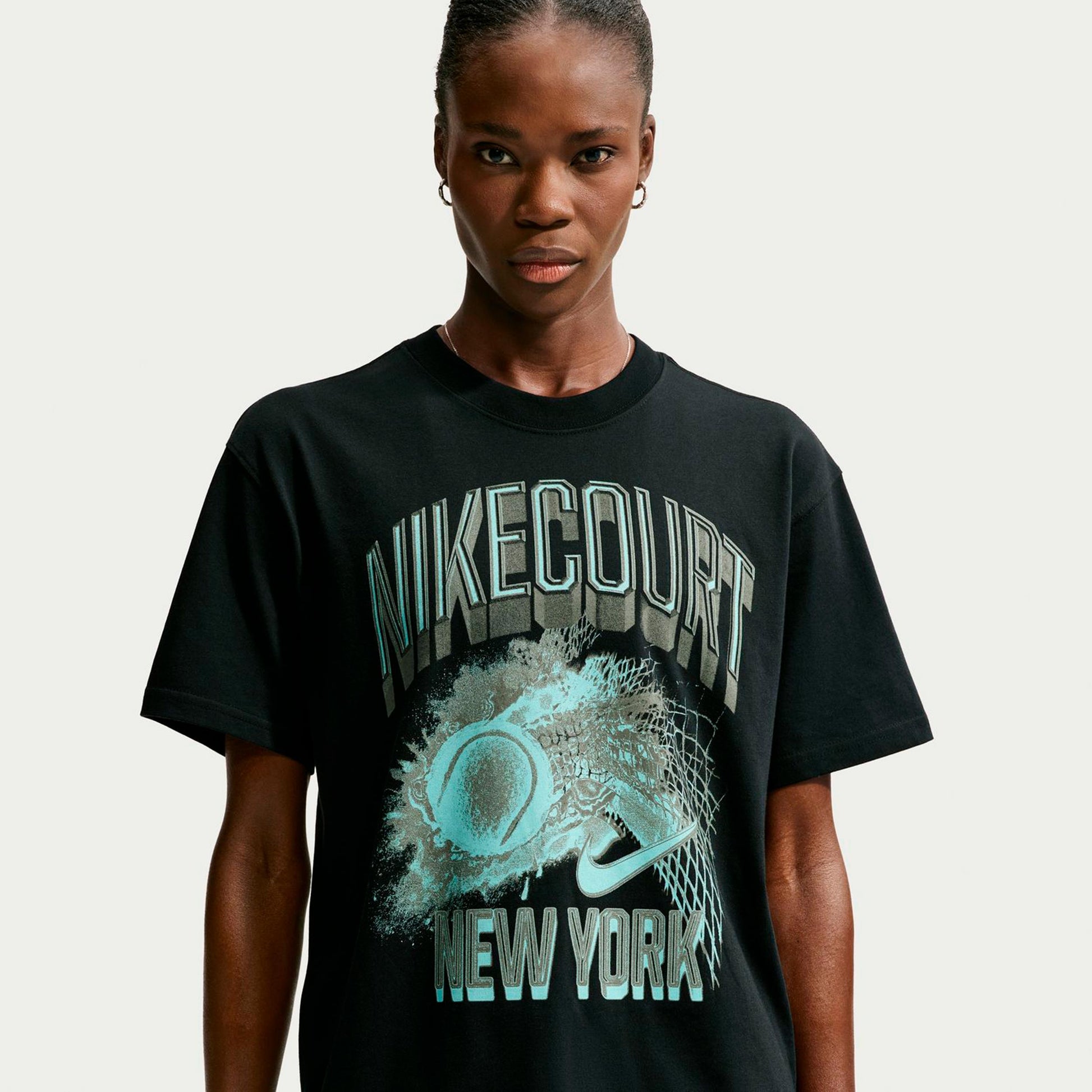 Nike Court Slam T-shirt Femmes - noir