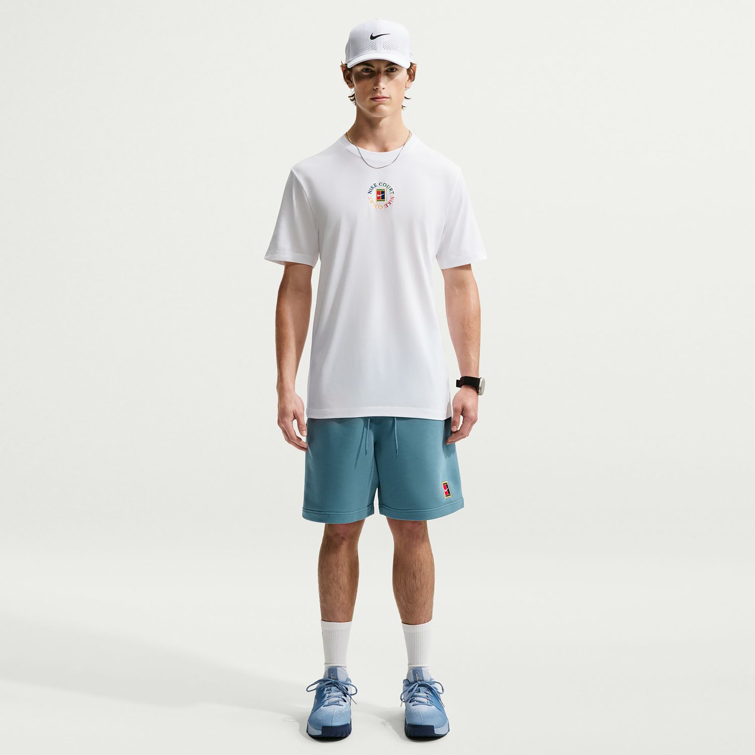 Nike Court T-shirt Hommes - blanc