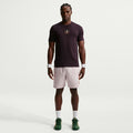 Court T-shirt Hommes - rouge foncé