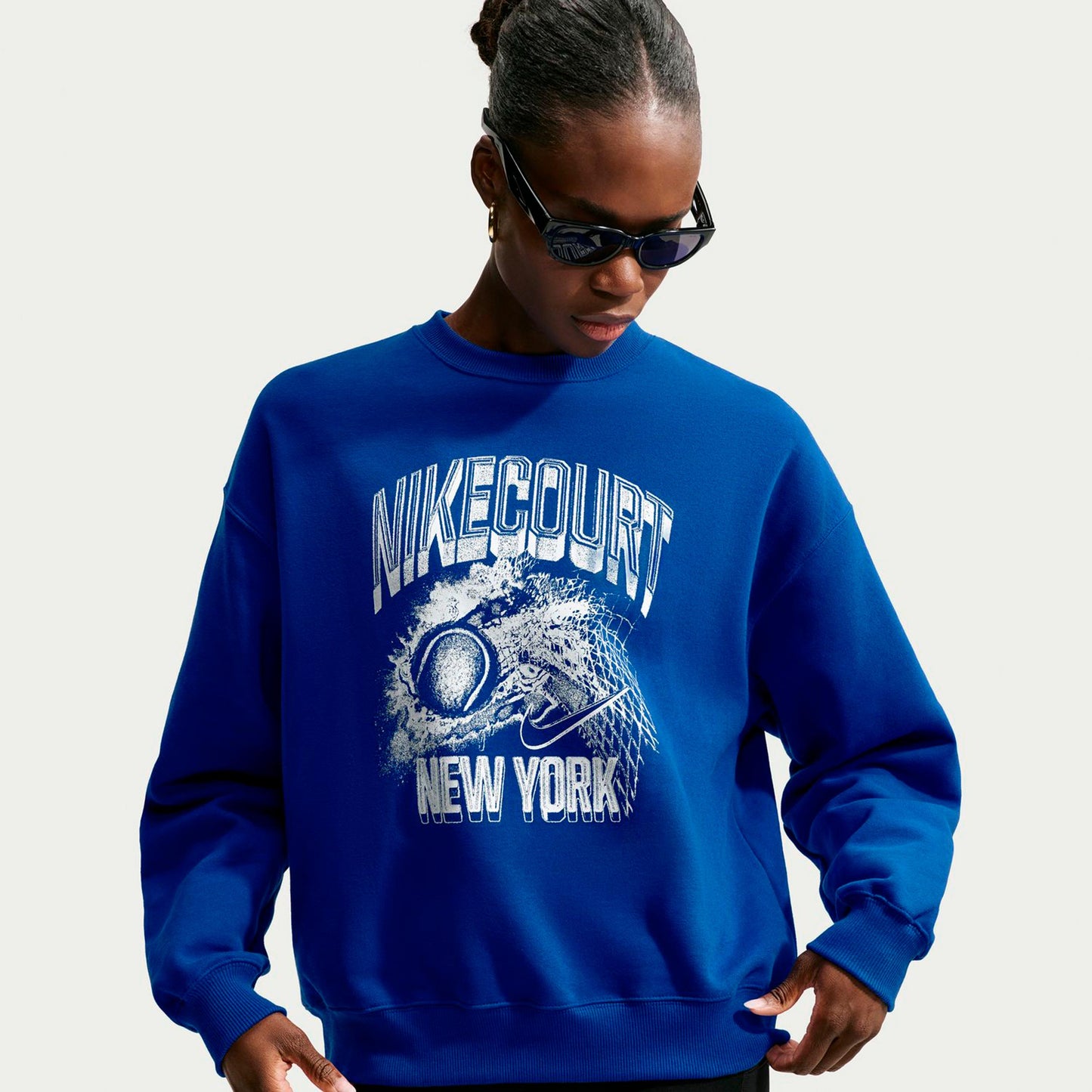 Nike Court Sweat-shirt Femmes - bleu