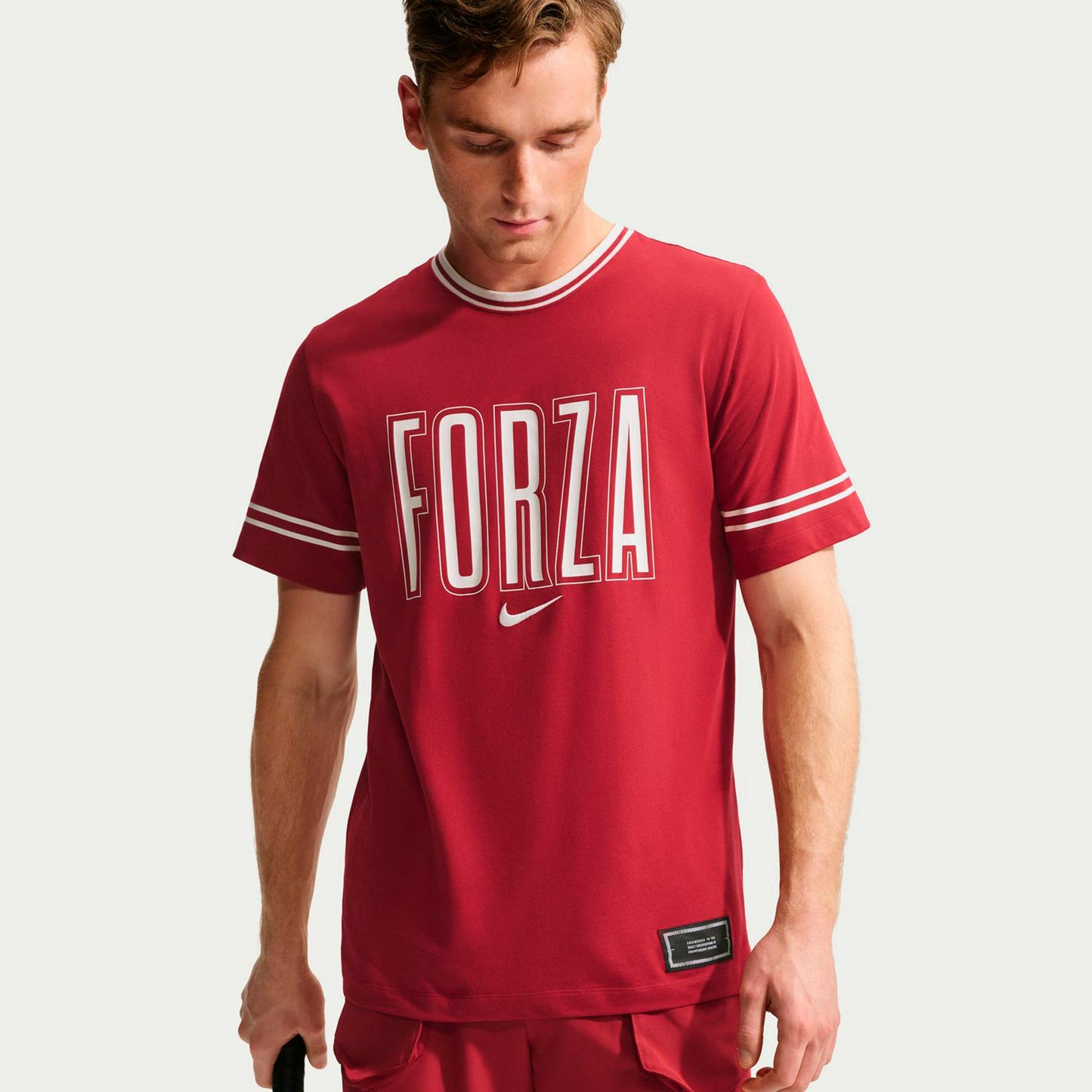 Nike Court T-shirt Hommes - rouge