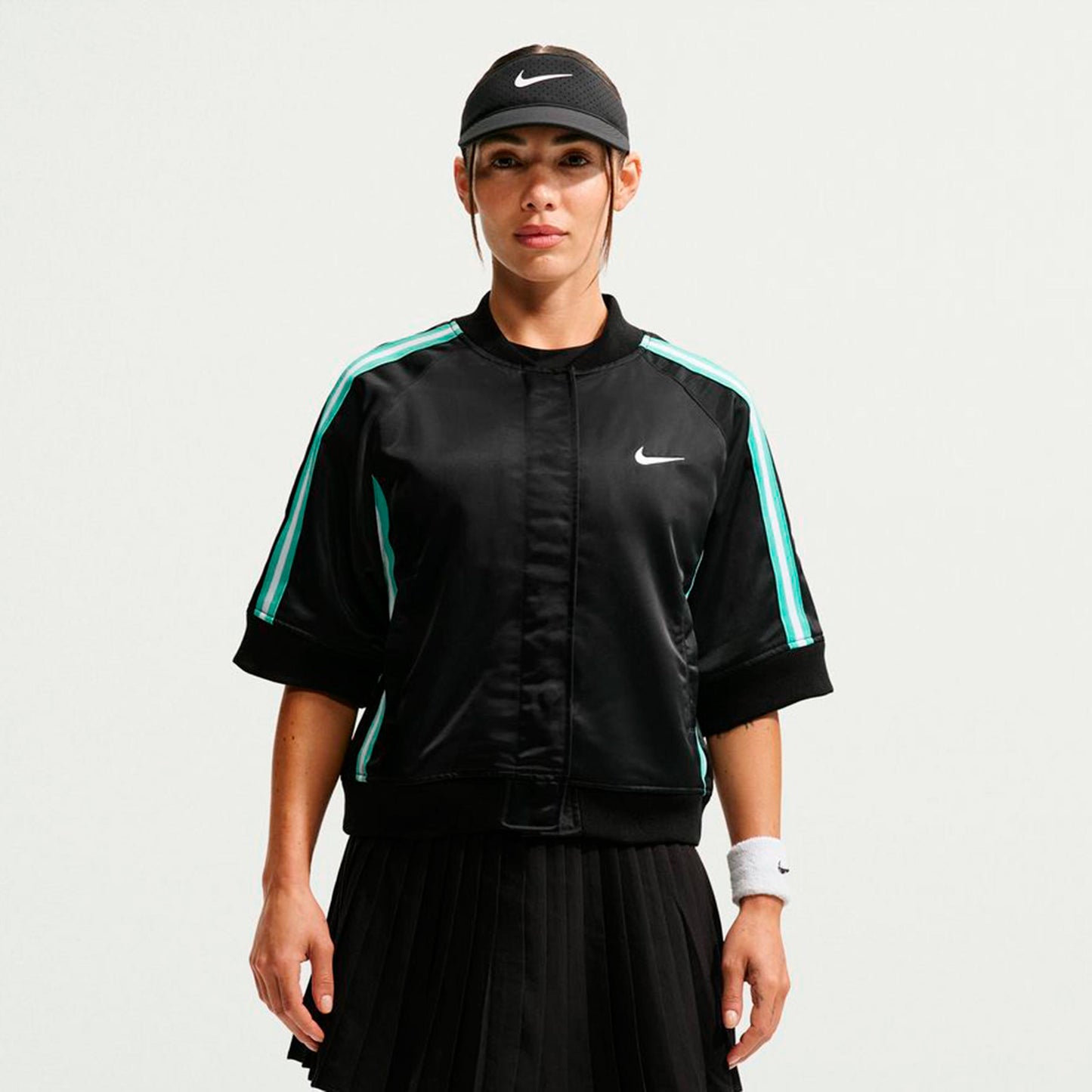 Nike Court Slam Veste de survêtement Femmes - noir, menthe
