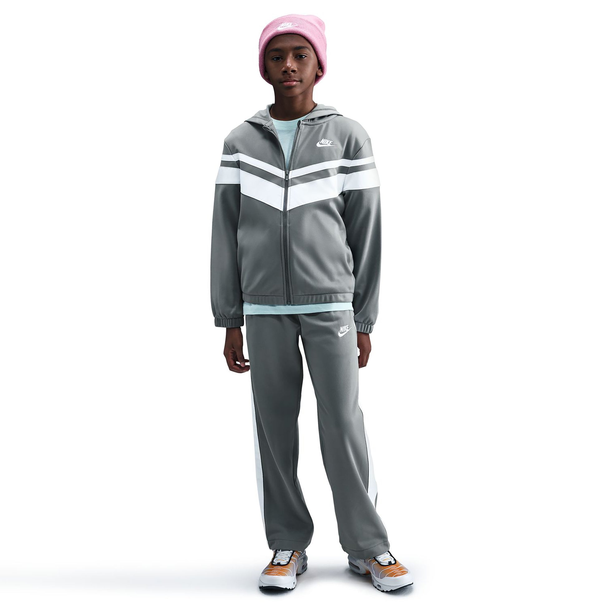 Nike Sportswear Survêtement Enfants - gris, blanc