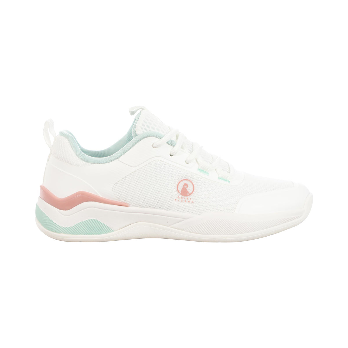 Quiet Please Carpet Champ Chaussure moquette Filles - blanc, turquoise