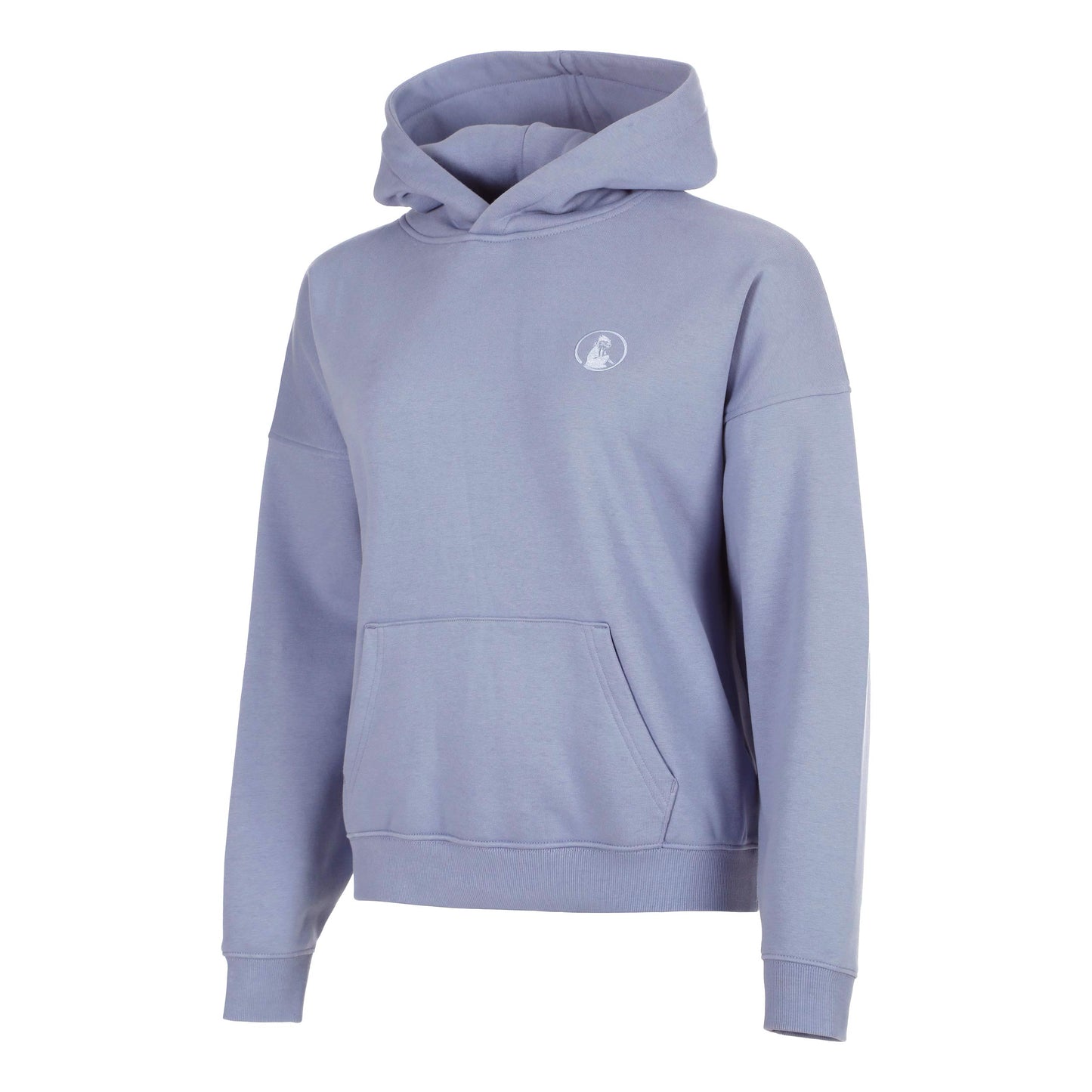 Quiet Please Confidence Oversize Sweat à capuche Femmes - bleu