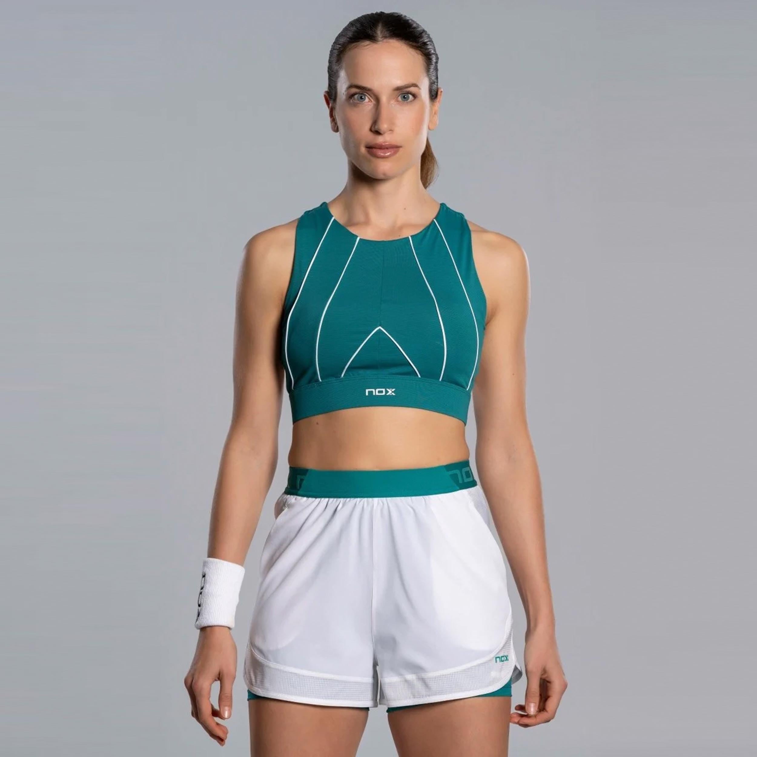 NOX Pro Débardeur tank top Femmes - bleu-vert