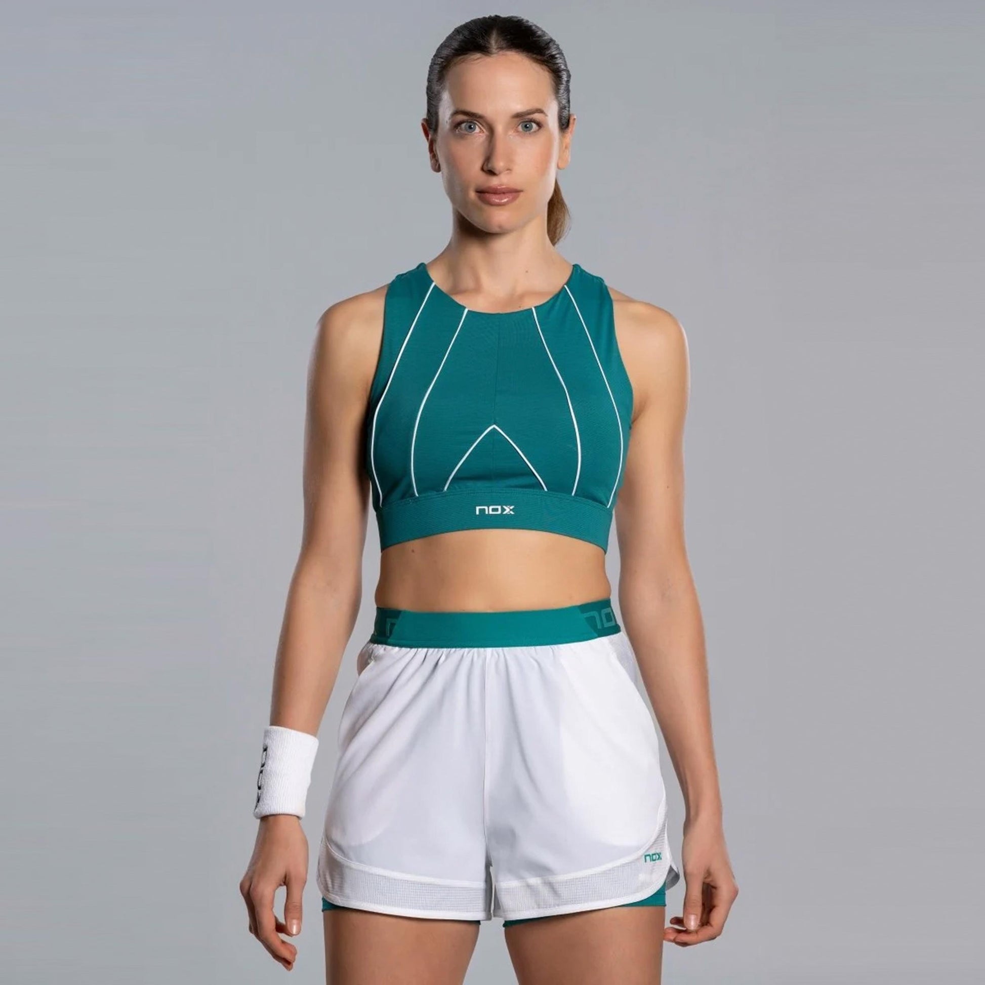 NOX Pro Débardeur tank top Femmes - bleu-vert