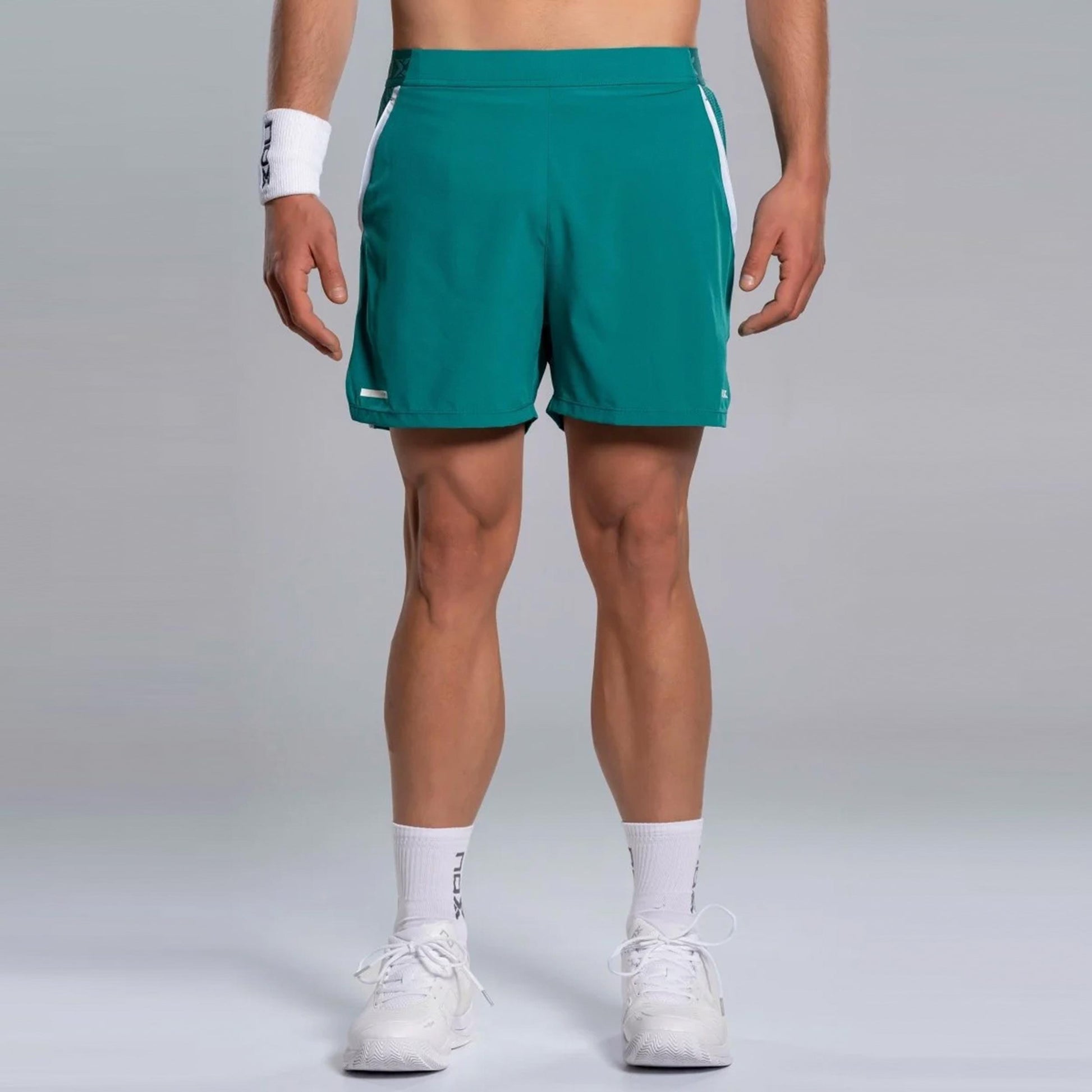 NOX Pro Shorts Hommes - bleu-vert