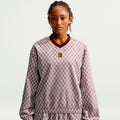 Woven Haut manches longues Femmes - marron