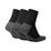 Unisex Dry Cushion Quarter Training Sock 83Pair) Traiining Ankle Socks (3pair)