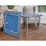 Tischtennis Platte Midsize, blau