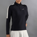 Vêtements Endless Endless Kirsch Iconic Ii Haut Manches Longues Femmes-Noir,Or