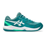 Chaussures de padel ASICS ASICS GEL-DEDICATE 8 PADEL GS Chaussures padel Enfants-bleu petrol, blanc
