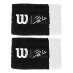 Vêtements Wilson Wilson BelaExtraWideIIPoignet-Noir,Blanc
