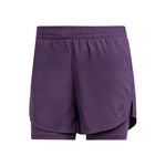 Vêtements adidas adidas MIN 2in1 Shorts Femmes-violet