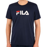 Vêtements Fila Fila Logo T-shirt Hommes - bleu foncé, blanc