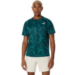 Vêtements ASICS ASICS Game T-shirt Hommes - vert foncé, 