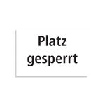 Équipement court de tennis Tegra Tegra Schild "Platz Gesperrt" Schild-Blanc,Rouge