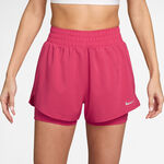 Vêtements Nike Nike Dri-Fit One Mid Rise 2in1 3in Shorts Femmes - berry, argent
