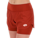 V&ecirc;tements Lotto Lotto Tech II Shorts Femmes-Rouge Vin