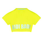 Vêtements BIDI BADU BIDI BADU Abdominis Crop Move T-shirt Femmes-Jaunes Fluo
