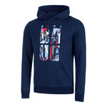 Vêtements BIDI BADU BIDI BADU New York 2024 Logo Chill Sweat À Capuche Hommes-Bleu Foncé,Multicouleur