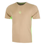 V&ecirc;tements Quiet Please Quiet Please Wild Receiver Verti T-shirt Hommes-Beige,Multicouleur