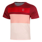 V&ecirc;tements Nike Nike Court Dri-Fit Advantage T-shirt Hommes-Rouge,Corail