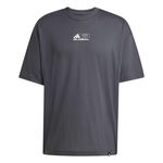 V&ecirc;tements adidas adidas GFX Glob T-shirt Hommes-gris fonc&eacute;