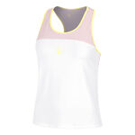 V&ecirc;tements Quiet Please Quiet Please Mind Racerback D&eacute;bardeur Tank Top Filles-Lilas,Blanc