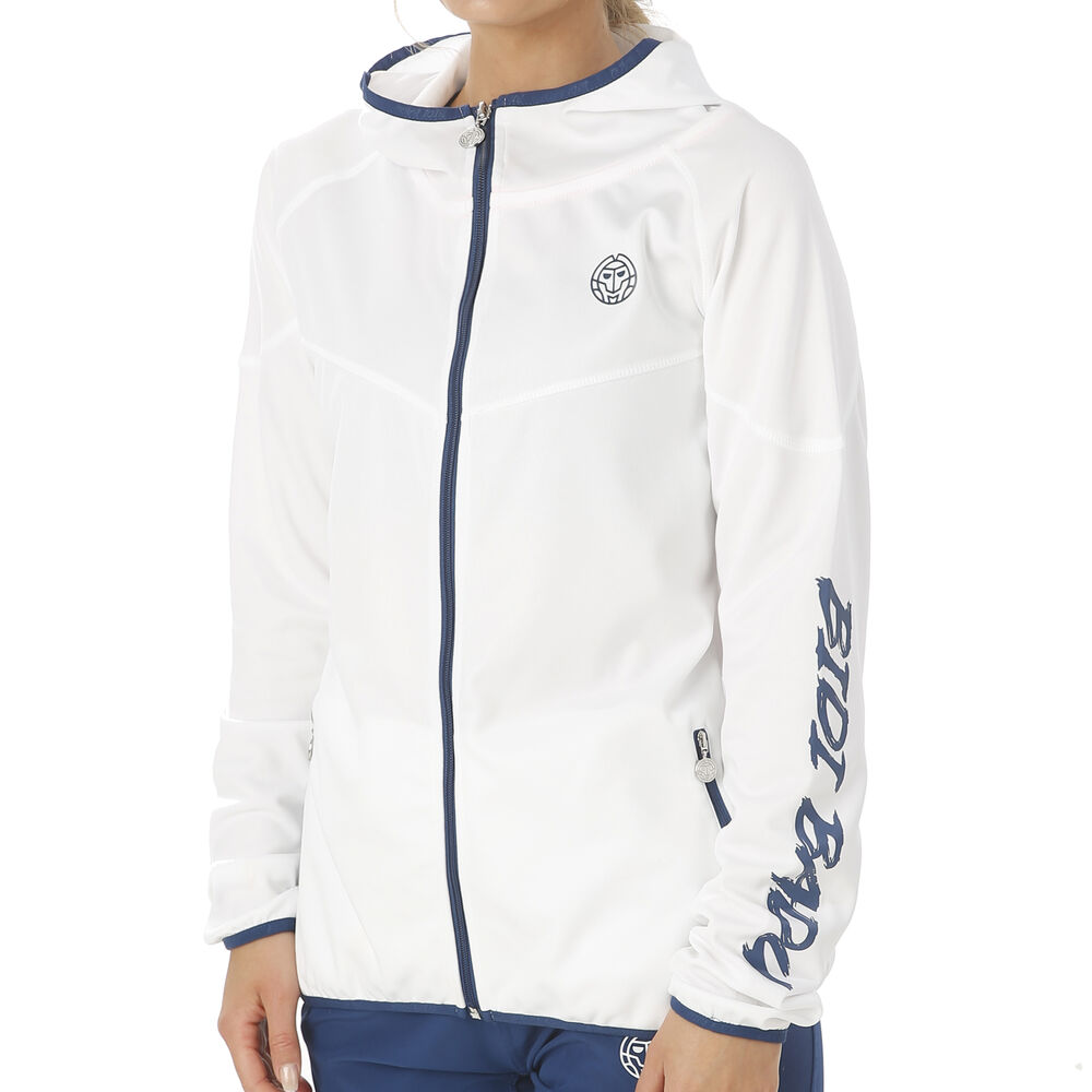 Inga Tech Veste De Survêtement Femmes - Blanc , Bleu Foncé