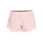 Vêtements de tennis Under Armour Under Armour Tech Play Up 2in1 Short Avec Poche-balles Femmes-Pink