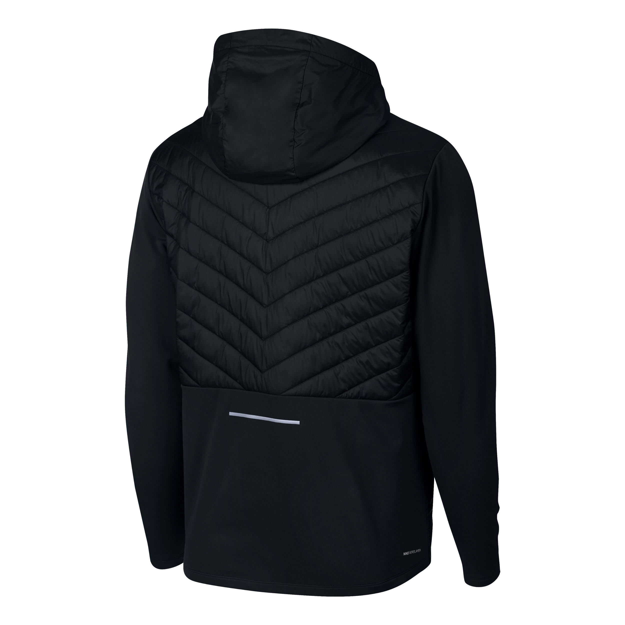 AeroLayer Veste Running Hommes Noir Argent
