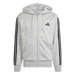 Vêtements adidas adidas Essentials 3 Stripes Gilet en coton Hommes - gris, noir